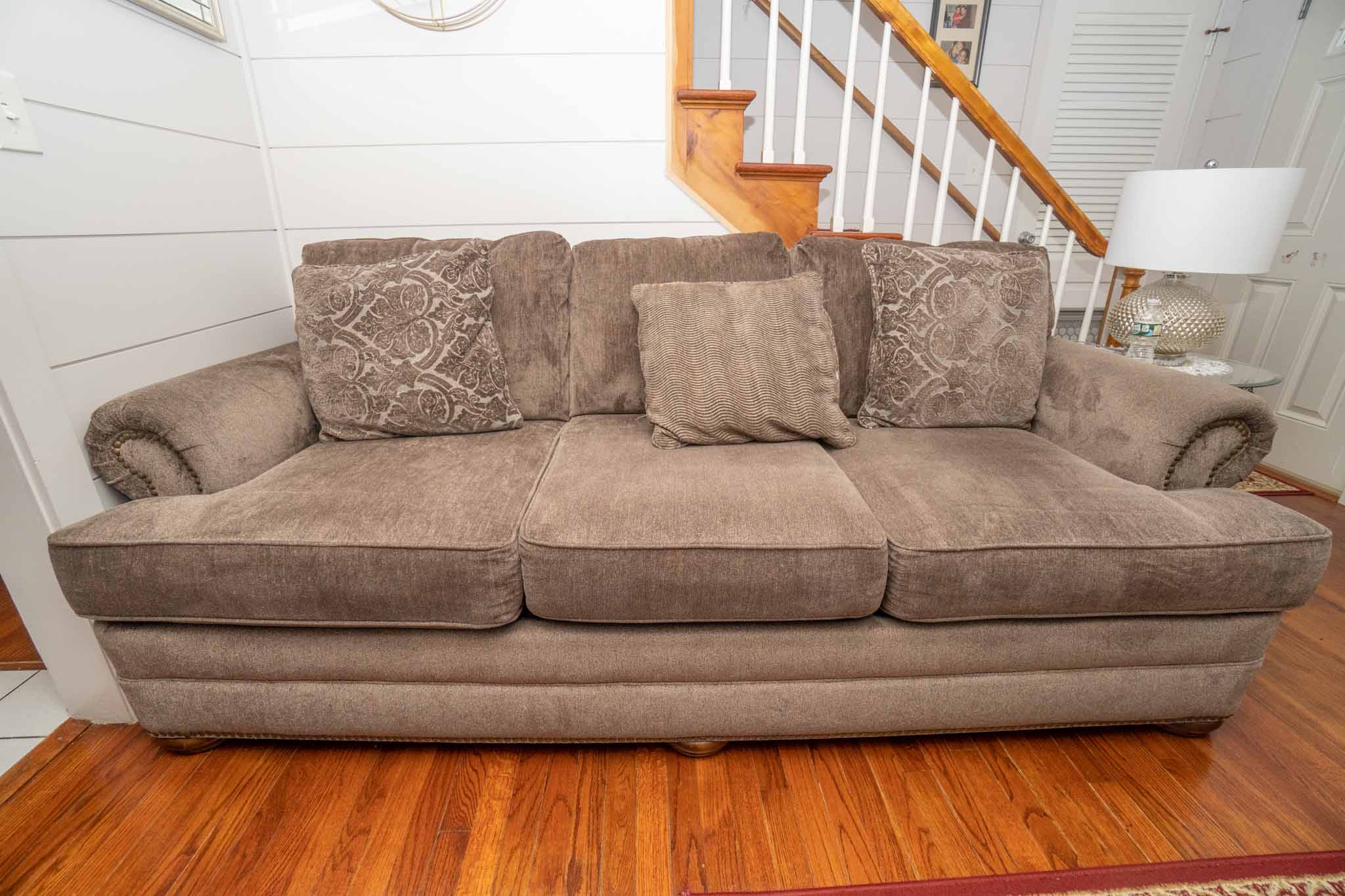 microfiber suede couch