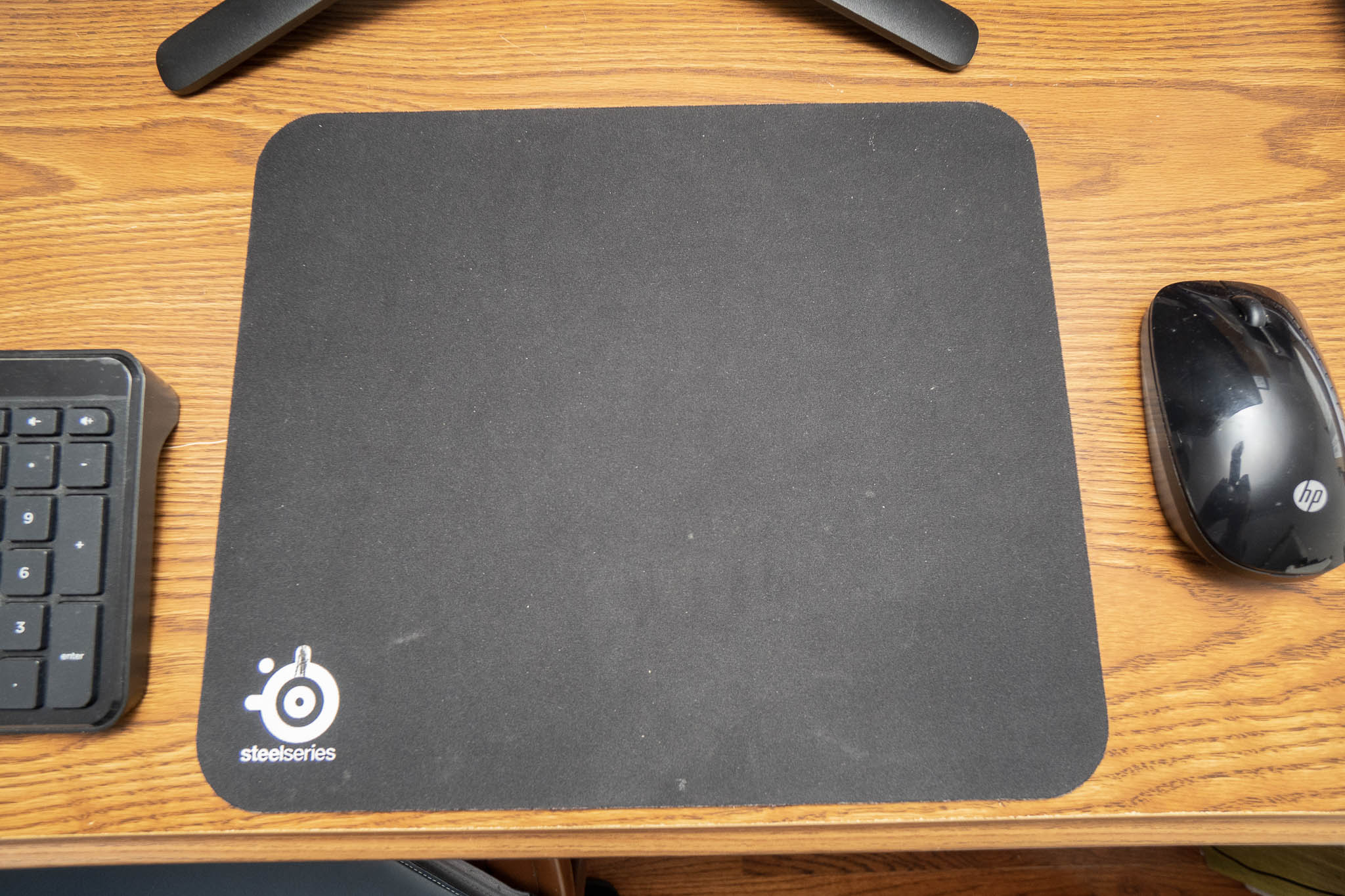 mouse pad on desk